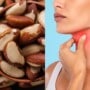 brazil nuts and woman with thyroid