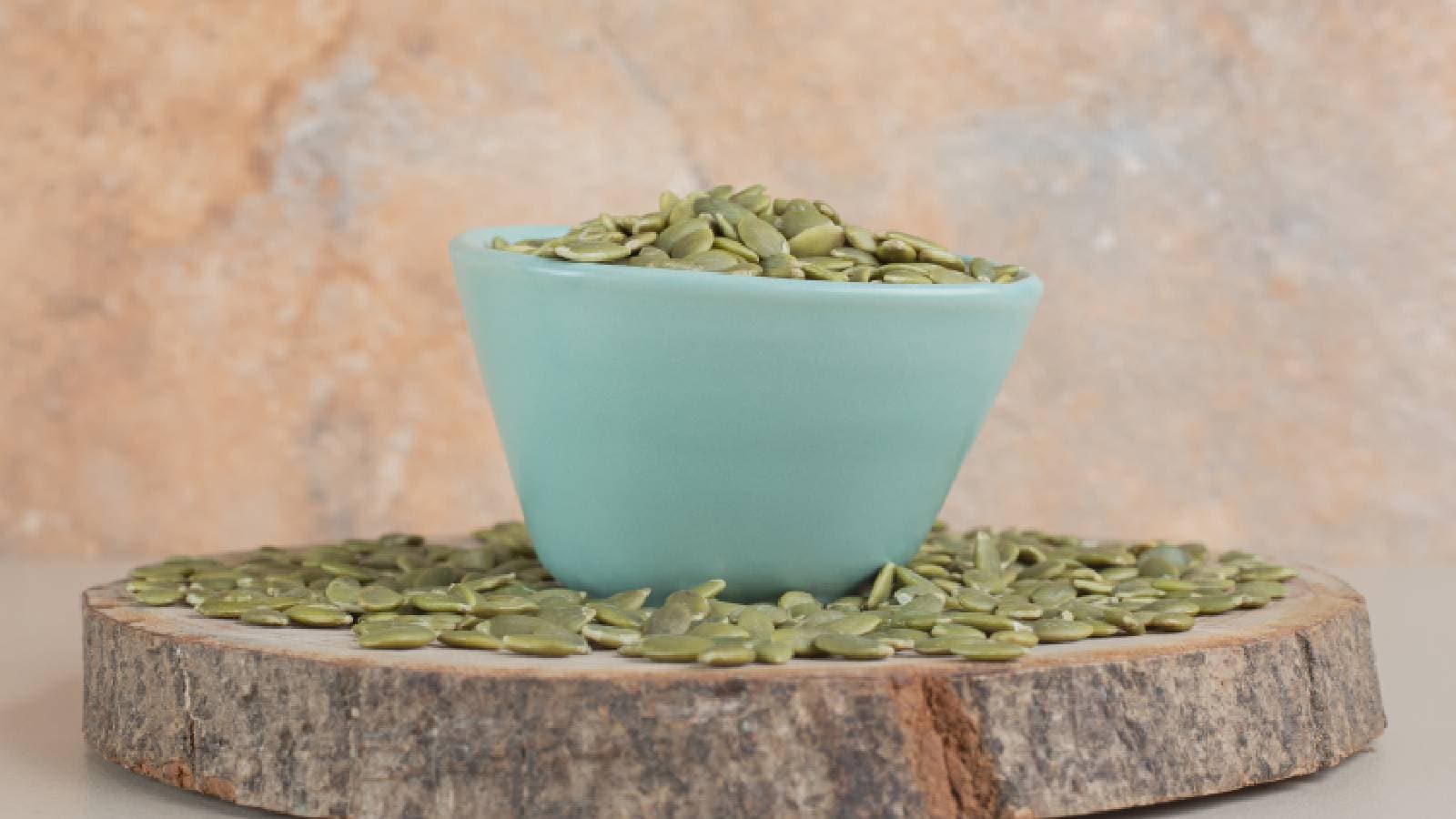 A bowl of pumpkin seeds