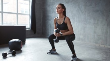 Women doing squats